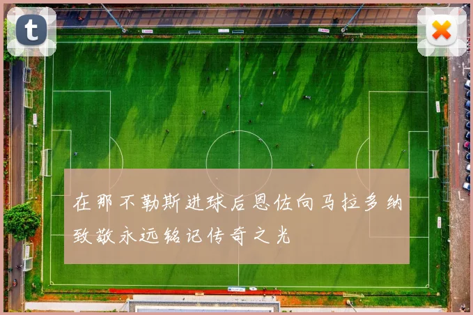 在那不勒斯进球后恩佐向马拉多纳致敬永远铭记传奇之光